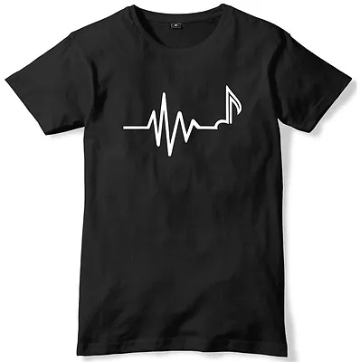 Buy Music Heartbeat Mens Funny Unisex T-Shirt • 11.99£