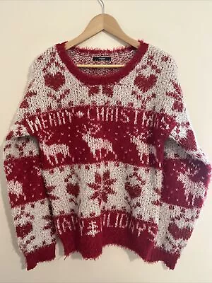Buy Ladies Christmas Jumper Size 14 From George At Asda • 3£
