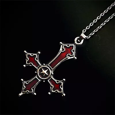 Buy Vintage Gothic Cross Pendant Necklace For Men Fashion Party Trend Punk Jewelry • 4.59£