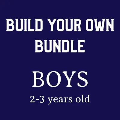 Buy Boys Used Clothes - Build / Make Your Own Bundle - 2-3 Years - One Postage Fee • 3.50£
