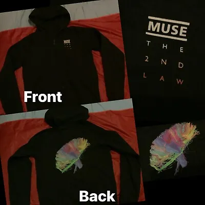 Buy ** Muse The 2nd Law Second Law) Official Zip Zipped HOODY HOODIE ** • 20£