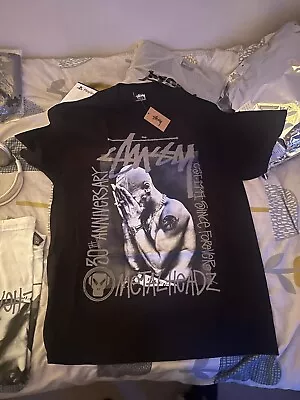 Buy Stussy X Metalheadz 30 Goldie T-Shirt. Black. Size Large. IN HAND ✅ • 59.99£