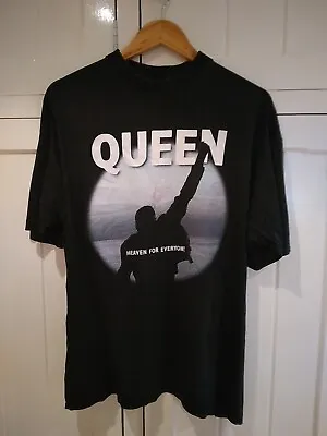 Buy Screen Stars Queen,Freddie Mercury Heaven For Everyone Tshirt 1992 Vintage XL VG • 80£