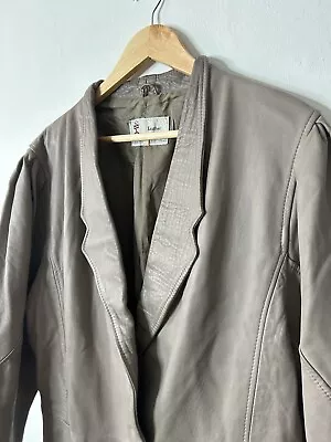 Buy Leather Light Tan Jacket Made In Britain Leather Concessionaires Size Large • 25.99£