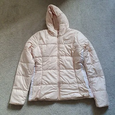 Buy Adidas Jacket Originals Women Slim UK Size 14  Weather Striped Hood Beige GD2509 • 58£