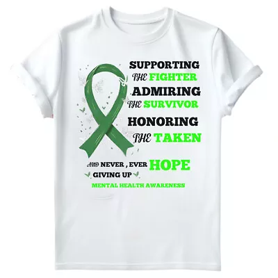 Buy Mental Mind Health Awareness End The Stigma Eating Disorder T-Shirt #MHA1 • 13.49£