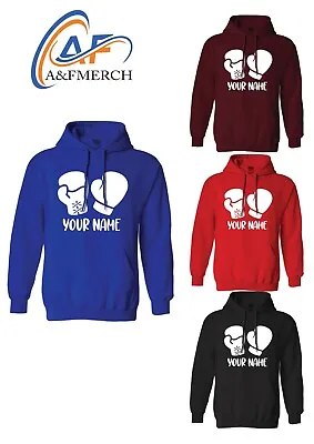 Buy Personalised Your Name Boxer Hoodie Boxing Ring Martial Arts Fight Champion • 13.99£