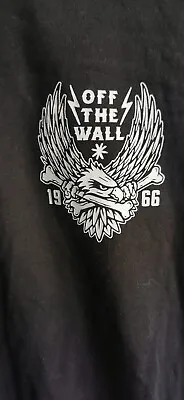 Buy Vans Off The Wall Tshirt Size S Black • 14£
