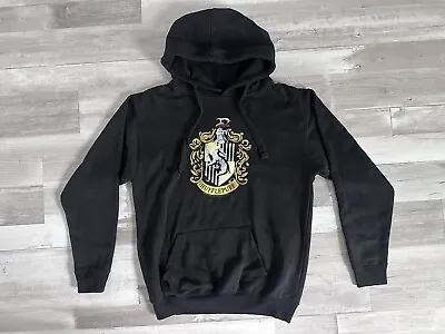 Buy Harry Potter | Zuni | Women’s Black Hufflepuff Crest Graphic Hoodie | Size S • 19.28£