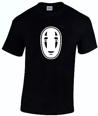 Buy Spirited Away Inspired Kaonashi Mask Ghibli Anime Manga Unisex Adult T Shirt • 9.99£
