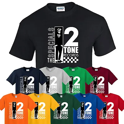 Buy 2 Tone Records The Specials T-Shirt SKA Northern Soul Reggae Retro Music Top • 9.99£