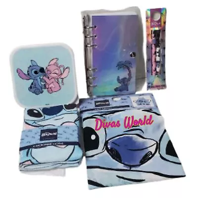 Buy Lilo & Stitch Snack Pot/Notebook/Pen/Apron/Microfibre Cloth Novelty Xmas Gifts • 4.99£