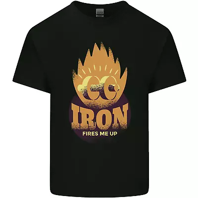 Buy Iron Fires Me Up Gym Bodybuilding Mens Cotton T-Shirt Tee Top • 8.75£