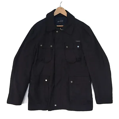 Buy FULL CIRCLE Men’s JUTSU Military Style Utility Jacket XL Black • 24.99£