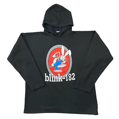Buy Blink 182 Black Hoodie Regular Graphic Print Sweatshirt Mens Large • 139.99£