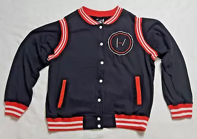 Buy 21 Twenty One Pilots Rock Band Blurryface Cardigan Button Up Varsity Jacket Sz S • 22.21£
