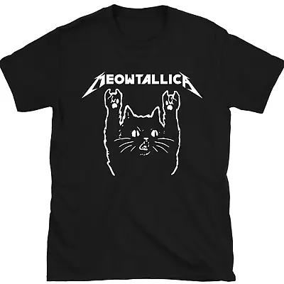 Buy Meowtallica  Metal Cat Funny T-Shirt,  Super Gift Idea Tee Cat Lovers • 11.99£