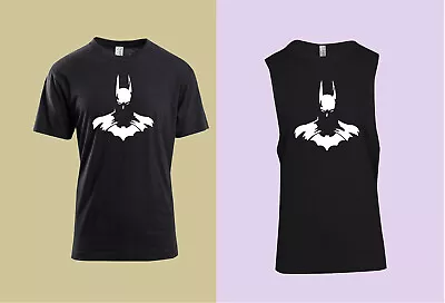 Buy Mens Womens Tee Tshirt Sleeveless Dark Knight Gotham The Bat Crime Fighter Gift • 16.31£