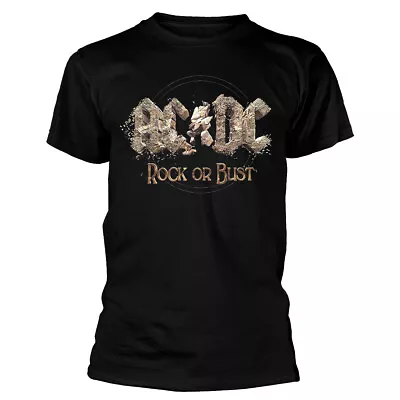Buy AC/DC Rock Or Bust Black T-Shirt NEW OFFICIAL • 15.19£
