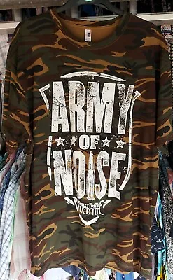 Buy Bullet For My Valentine Army Of Noise Extra Large Camouflage T Shirt • 12.74£