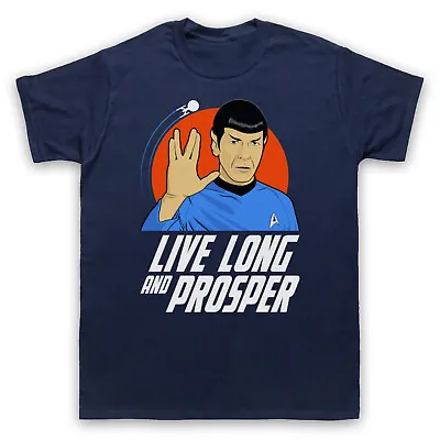 Buy Spock Live Long And Prosper Star Vulcan Salute Trekkie Mens & Womens T-shirt • 17.99£