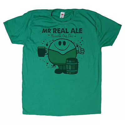 Buy MR REAL ALE T-SHIRT. GREAT GIFT Present Idea For Him Male BOY • 9.95£