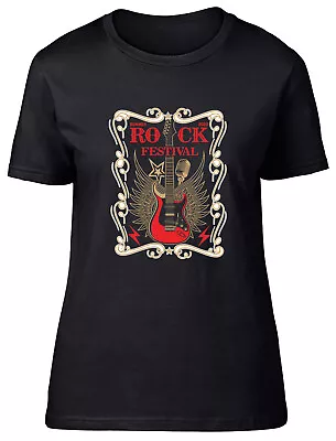 Buy Rock Festival Womens T-Shirt Summer 2023 Music Bands Ladies Gift Tee • 8.99£