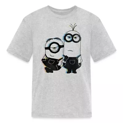 Buy Minions Merch Stuart Kevin Glitch Officially Licensed Kids' T-Shirt • 14.24£