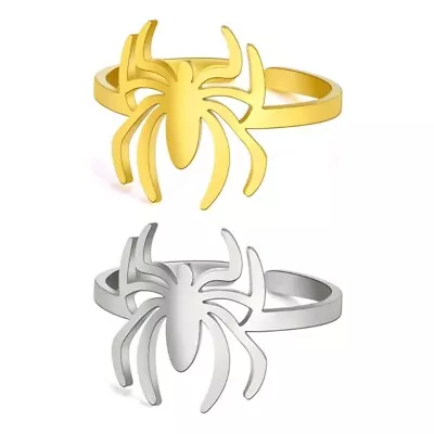 Buy Metal Spiders Open Rings Hollow Rings Unique Jewelry For Women Men • 5.54£
