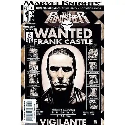 Buy The Punisher # 8  1 Punisher Marvel Knights Comic VG/VFN 1 3 2 2002 (Lot 3832 • 8.50£
