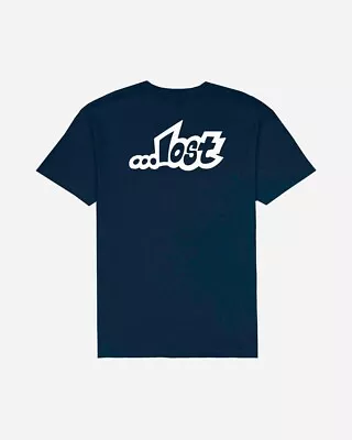 Buy LOST - Mens Corp T-Shirt - Navy - Summer/Beach Short Sleeve Top • 12.99£
