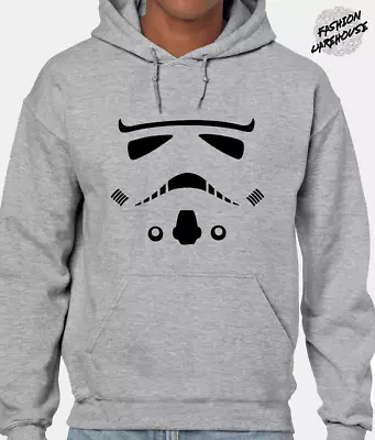 Buy Stormtrooper Face Hoody Hoodie Cool Star Trooper Storm Wars Design Jedi Yoda • 20.99£