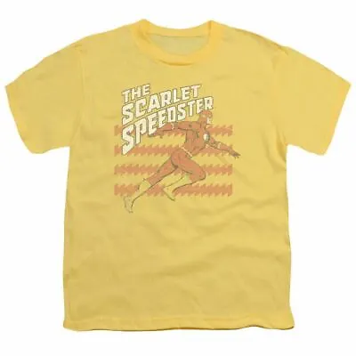 Buy The Flash Scarlet Speedster Kids Youth T Shirt Licensed TV DC Comics Tee Banana • 12.83£