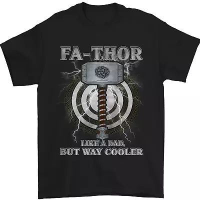 Buy FA-THOR Funny Fathers Day Thor Dad Mens T-Shirt 100% Cotton • 10.48£