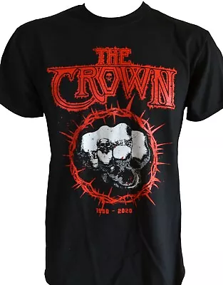 Buy THE CROWN - 30 Years In The Name Of Death - Gildan T-Shirt - XL - 166371 • 16.41£