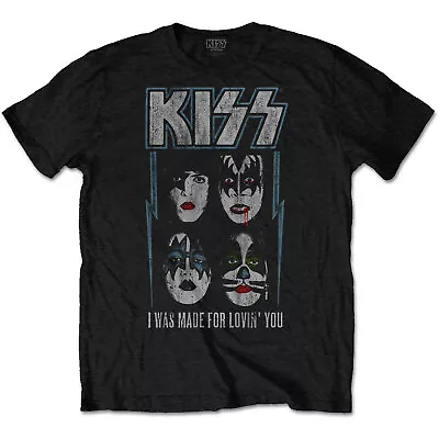 Buy Kiss Made For Lovin You Black T-Shirt NEW OFFICIAL • 14.99£