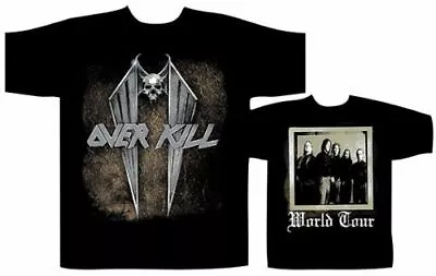Buy Overkill World Tour Tshirt Size Large Rock Metal Thrash Death Punk • 12£