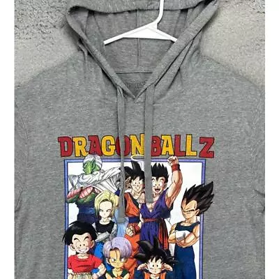Buy TOEI Animation Dragon Ball Z Shirt Boys Medium Grey Lightweight Hoodie Tee Youth • 13.50£