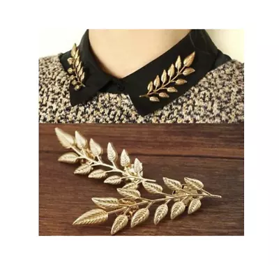 Buy Holly Leaf Christmas Themed Brooch  Gift Idea Jumper Pin Accessory Collar Button • 2.99£