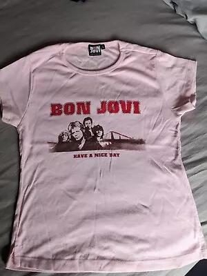 Buy Bon Jovi Women's T-shirt L • 5£