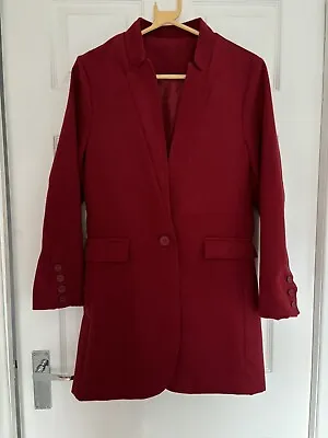Buy Ladies Size S ( 8 )red Jacket/coat.lined .excellent Condition. Only Worn Once • 5£