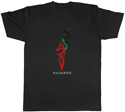 Buy Palestine Mens T-Shirt Arabic Gaza Map Tee Gift • 8.99£