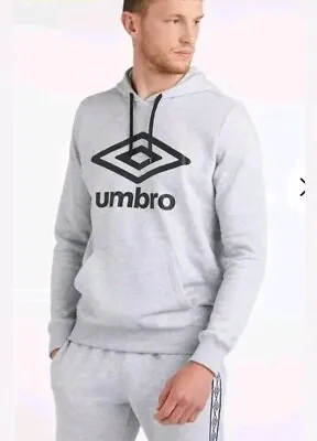 Buy Umbro Mens Grey Hoodie Size M BNWT RRP £45 • 9.99£