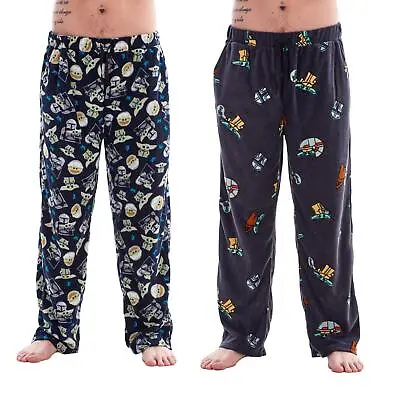 Buy Official Mandalorian Design 2pk Mens Soft Fleece Pyjama Trouser Bottom  • 17.99£