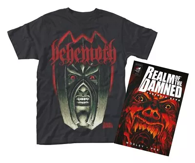 Buy Behemoth - Realm Of The Damned (Ts + Book) (NEW LARGE T-SHIRT + BOOK) • 25.19£
