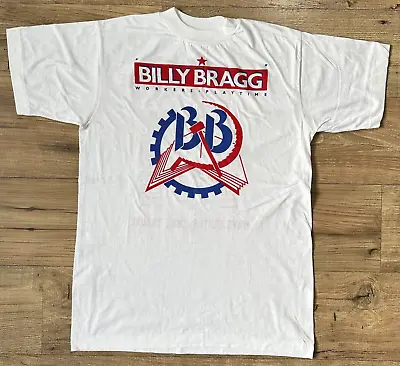 Buy Vintage 1988 Billy Bragg Australian Tour Double Sided T-Shirt Size M • 48.30£