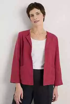 Buy Seasalt Women's Jacket - Red Country House Linen Jacket - Regular - Maple • 41.25£