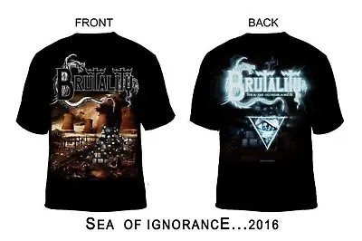 Buy BRUTALITY - Sea Of Ignorance - Big T-Shirt  Plus Size XXXL 3XL Übergöße Oversize • 22.49£