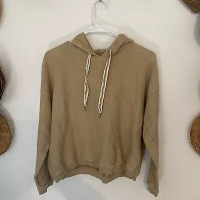 Buy Aerie Size Medium Tan Brown Hoodie Comfort Lounge Neutral Cozy Pullover Sweater • 5.70£