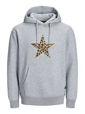 Buy Star Hoodie - Animal Print Hoodie Unisex Hooded Sweatshirt Leopard Print • 24.99£